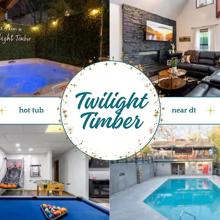 Twilight Timber - Pet Friendly Cabin With Hot Tub, And Game Room
